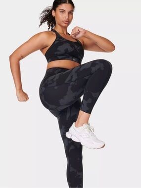 Sweaty Betty Power Leggings - Camo, Size 8